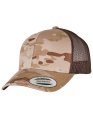 Truckers Cap Flexfit Retro 6606MC Arid-Bruin